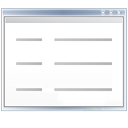 Application, List, Window Icon