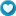 Blue, Heart Icon