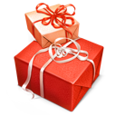 Box, Christmas, Gift, Giftbox, Red Icon