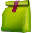 Bag, Doggy, Green Icon