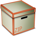Box, Zip Icon