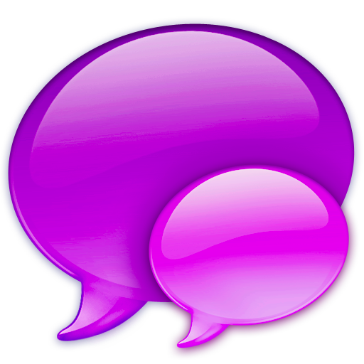 Balloon, Chat, Pink, Small, Talk Icon