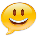 Emoji, Face, Happy, Ichat Icon