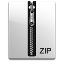 Silver, Zip Icon