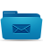 Blue, Folder, Mails Icon