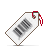 Barcode, Tag, White Icon