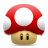 Mario, Mushroom, Super Icon