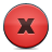 Button, Close, Red Icon