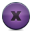 Button, Close, Violet Icon