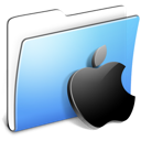 Apple, Aqua, Folder, Smooth Icon
