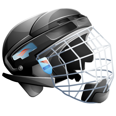 Helmet, Hockey, Ice Icon