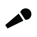 Microphone, Monotone, Record Icon