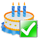 Birthday, Cake, Ok Icon