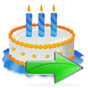 Birthday, Cake, Next Icon