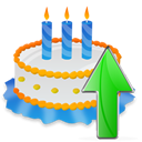 Birthday, Cake, Up Icon