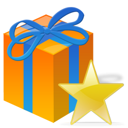 Gift, Present, Star Icon