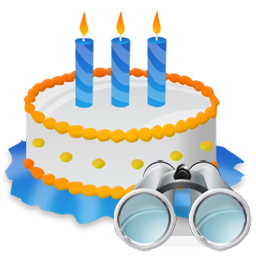 Birthday, Cake, Search Icon