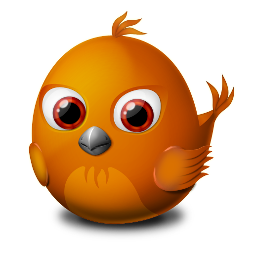 Animal, Bird, Firebird, Twitter Icon