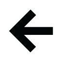 Arrow, Left, Monotone Icon