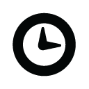 Clock, Monotone, Time Icon