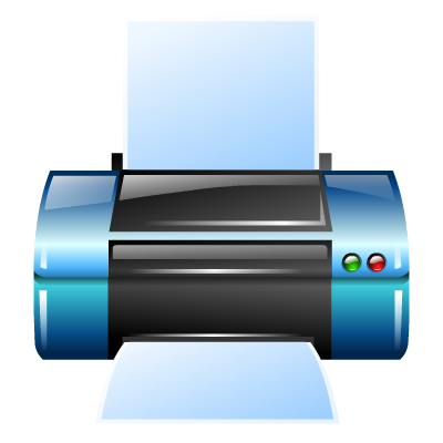 Inkjet, Printer Icon
