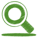 Find, Green, Search Icon