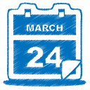 Blue, Calendar, Date, Event Icon