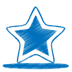 Blue, Bookmark Icon