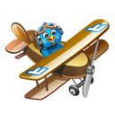 Fly, Plane, Twitter Icon