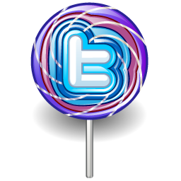 Candy, Lollipop, Twitter Icon