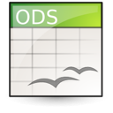 Application, Vnd.Oasis.Opendocument.Spreadsheet Icon