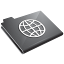 Folder, Grey, Network Icon