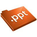 Folder, Powerpoint, Ppt Icon