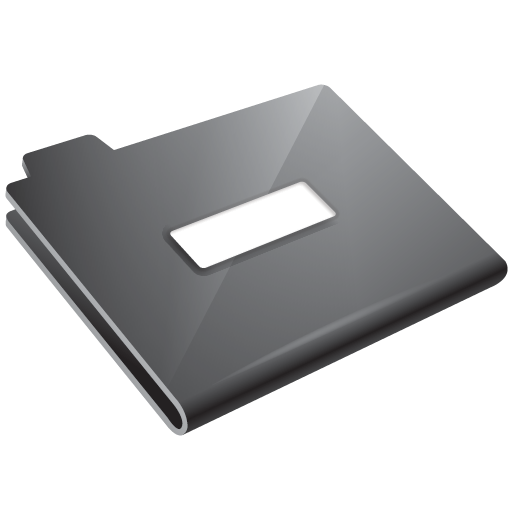 Folder, Grey, Minus Icon