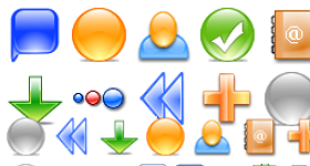 Crystal Office Collection Icons