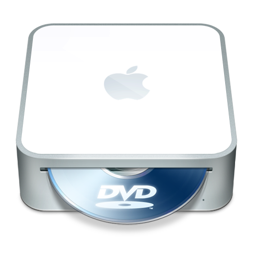 Dvd, Mac, Mini Icon