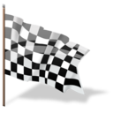 Checkered, Finish, Flag, Goal Icon