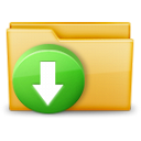 Arrow, Download, Folder Icon