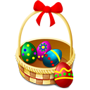 Basket, Easter, Eggs Icon