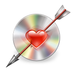Arrow, Disc, Love Icon