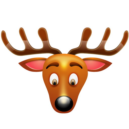 Christmas, Reindeer Icon