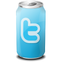 Bottle, Can, Drink, Twitter Icon