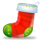 Boot, Christmas, Sock Icon