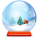 Ball, Christmas, Crystal Icon