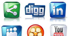 High Details Social Icons