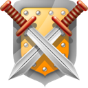 And, Shield, Swords Icon