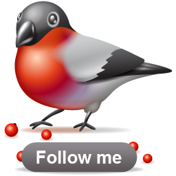 Animal, Bird, Bullfinch, Twitter Icon