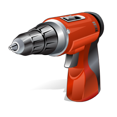 Driller, Hand, Tool Icon