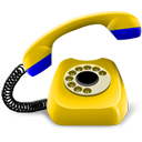 Phone, Yellow Icon