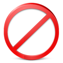 Exit, Restricted, Stop Icon